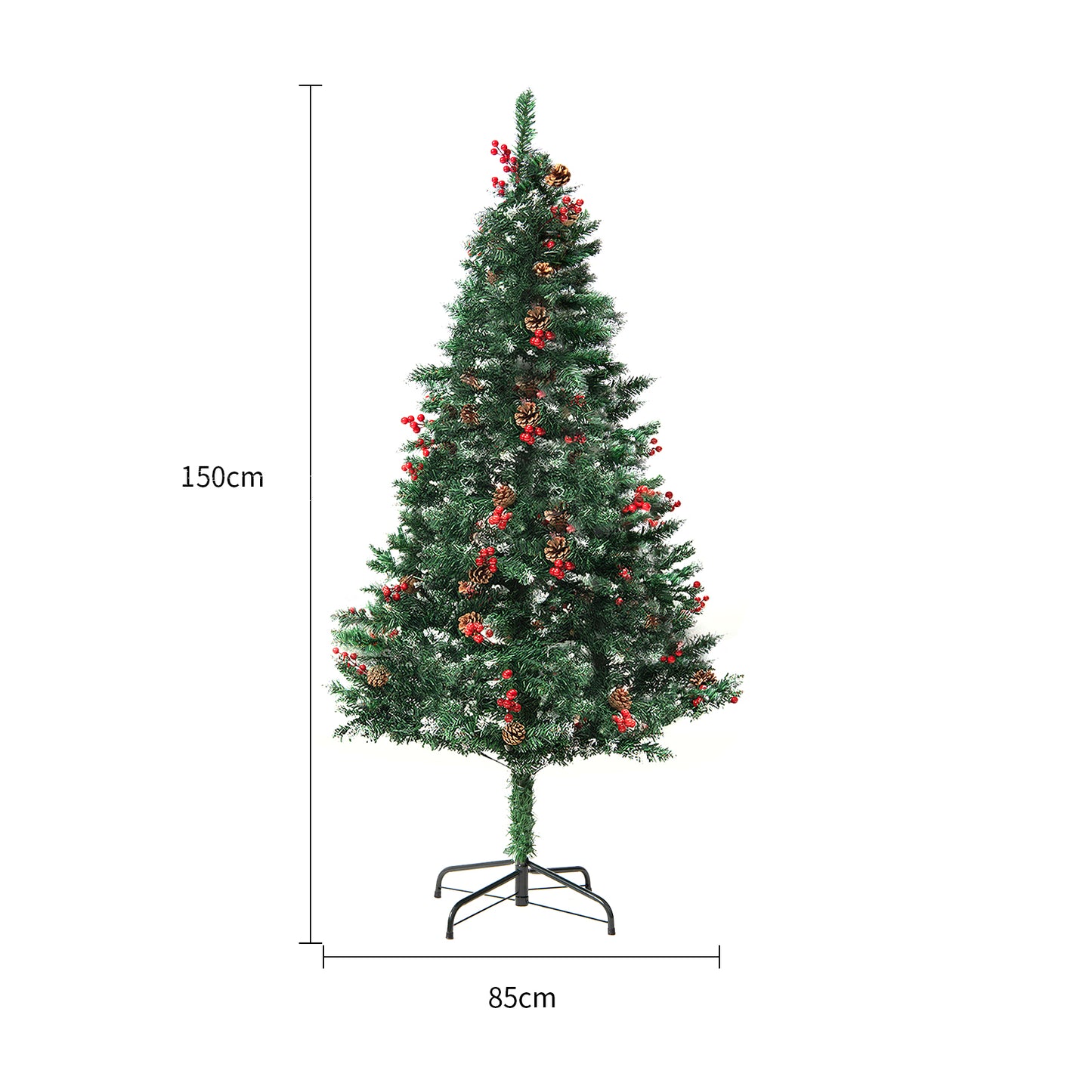 Magical Snow-Flocked Christmas Tree Ultra Realistic PVC Holiday Tree That Instantly Transforms Any Space
