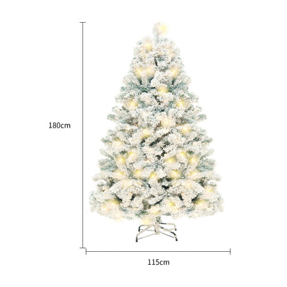 Magical Snow-Flocked Christmas Tree Ultra Realistic PVC Holiday Tree That Instantly Transforms Any Space