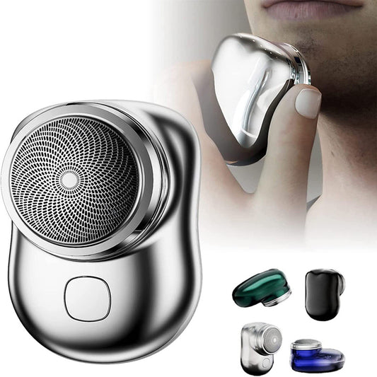 Mini Portable Face Cordless Shaver Rechargeable Electric Shaver Men, Wet & Dry Painless Small Size - CyberLLC