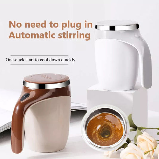 Rechargeable Magnetic Stirring Cup – Elegant Automatic Mixer for Coffee & Drinks! - CyberLLC